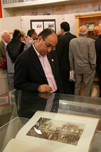 Vernissage de l’exposition des photos et des aquarelles du creusement et de l’inauguration du canal de Suez