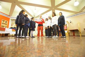 Les participants de l’atelier de théâtre :  « Bonheur, Impair et passe »