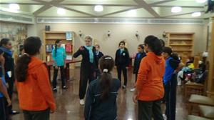 Les participants de l’atelier de théâtre :  « Bonheur, Impair et passe »