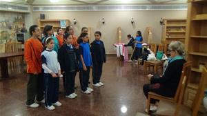 Les participants de l’atelier de théâtre :  « Bonheur, Impair et passe »