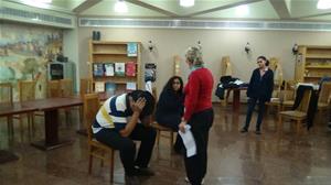 Les participants de l’atelier de théâtre :  « Bonheur, Impair et passe »