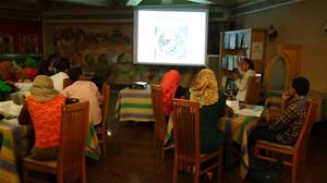 Les participants de la Formation des Etudiants Francophones des Universites Egyptiennes-FEFUE.