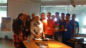 Les participants de la formation des étudiants francophones des universités égyptiennes-FEFUE.