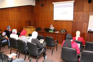 Les participants de l' atelier professionnel (Parlons ensemble en Français): Six missions pour trouver un emploi animé par Mlle Dina el Kordy