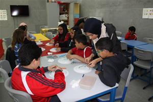Les participants de l’atelier en parallèle de la célébration 