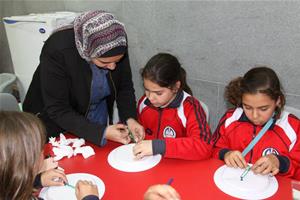 Les participants de l’atelier en parallèle de la célébration