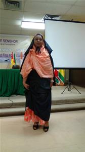 Défilé de costumes traditionnels africains 