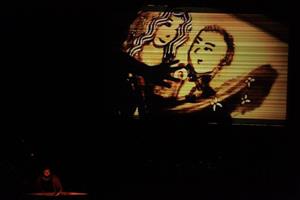 « Dessin avec du sable » par Dina Heider