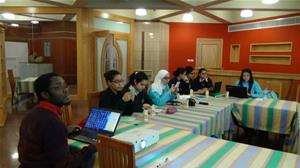 Les participants de l’atelier- groupe intermédiaire 