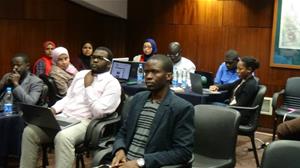 Les participants de l’atelier