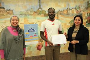 Distribution des attestations aux participants 