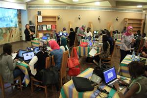 Les participants de l’atelier