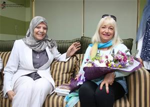 Le corps enseignant de la faculté de Tanta avec Mme Michèle Foulain