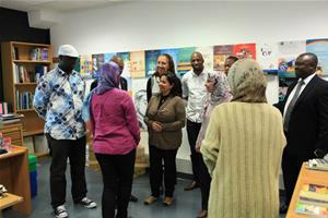 Visite officielle de son excellence M. Soriba Camara ambassadeur de la république de Guinée