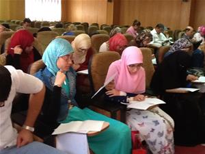 Les participants de l'atelier