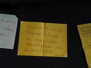 Conclusion des travaux de l’axe éducation