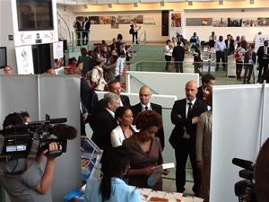 S.E. Madame Michaëlle Jean, Secrétaire générale de la Francophonie à la la bibliothèque vivante
