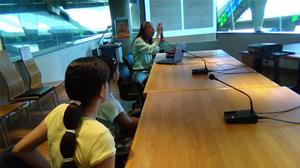 Les participants de conférence avec l’animatrice Dr Shaymaa El Sherif