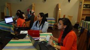 Les participants de l'atelier