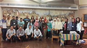 Les participants avec Dr. Marwa El Sahn, Dr. Shaymaa El Shérif et Mme Colette Frège