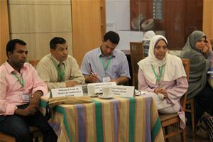 Les participants à la formation