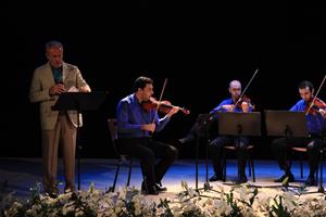 Soirée poétique musicale « Écailles Alexandrines », animée par : Mme Mona Latif-Ghattas                  et Paul Antaki, accompagnés par les musiciens : Yasser Ghoneim, Khaled Saleh, Essam Abdel Hamid et Mohamed Salah