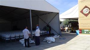 Préparation du festival 