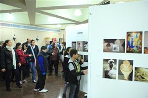 Les participants de l' atelier et leurs familles