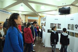 Les participants de l' atelier et leurs familles