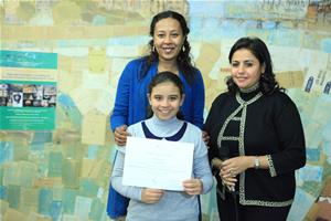 Gagnante du 1er prix de photographie, cycle primaire