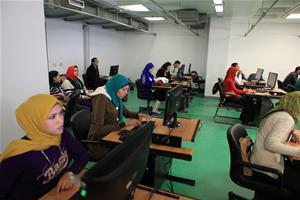 Séance d’apprentissage des différents moyens de l’accès aux ressources électroniques de                     la Bibliotheca Alexandrina : Catalogue de la BA par Mme Basma El Massry