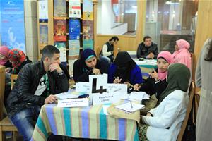 Caravane des Dix Mots : des mots aux récits par Mlle Yasmine Haggag et Mlle Diana Emad