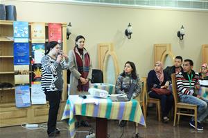 Caravane des Dix Mots : des mots aux récits par Mlle Yasmine Haggag et Mlle Diana Emad