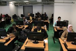 Les participants de l'atelier