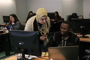 Les participants de l'atelier