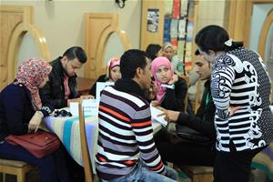 Les participants de l'atelier