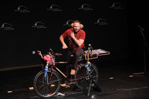 Spectacle la cadence du conteur : animateur et conteur canadien Stéphane Guertin