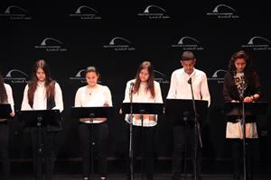 Spectacle des participants à l’atelier du conte : les participants