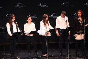 Spectacle des participants à l’atelier du conte : les participants