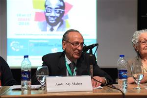 Son excellence l'ambassadeur Aly Maher, Prof Gusine Gawdat