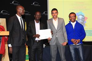 Paul Katassoli, Stéphane N'guessan Kouadio Christian Elongue avec les participants