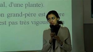 Yassmine Haggag, l'animatrice de l'atelier