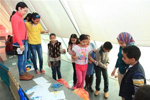 Les participants de l'atelier