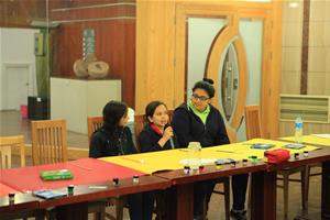 Les participants de l'atelier