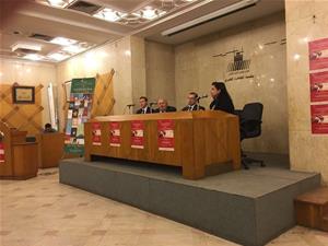 De droite à gauche : Dr Marwa El Sahn, directrice du CAF, Dr. Hossam M. Gamal, Avocat d’Etat, Pr. Ahmed El Kosheri, Associé de Kosheri, Rashed & Riad Law Firm (Le Caire, Egypte), et Stéphane Brena, directeur de l’Institut de droit des affaires internationales (IDAI),Université Paris 1 Panthéon-Sorbonne – Université du Caire