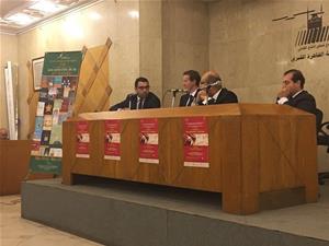 Dr. Hossam M. Gamal, Avocat d’Etat, Dr. Ismail Selim, Avocat du secteur privé,  Stéphane Brena, directeur de l’Institut de droit des affaires internationales (IDAI), Université Paris 1 Panthéon-Sorbonne – Université du Caire, M. Said HANAFI, Conseiller Général, ORASCOM Développent 