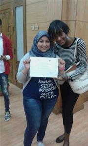 Une photo avec Fatoumata