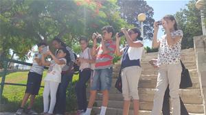Les participants au théâtre romain d’Alexandrie -Premier groupe 