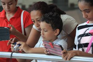 Les participants au théâtre romain d’Alexandrie - Deuxième groupe 