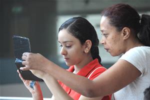 Les participants au théâtre romain d’Alexandrie - Deuxième groupe 